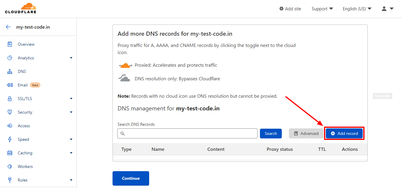 Add DNS Records