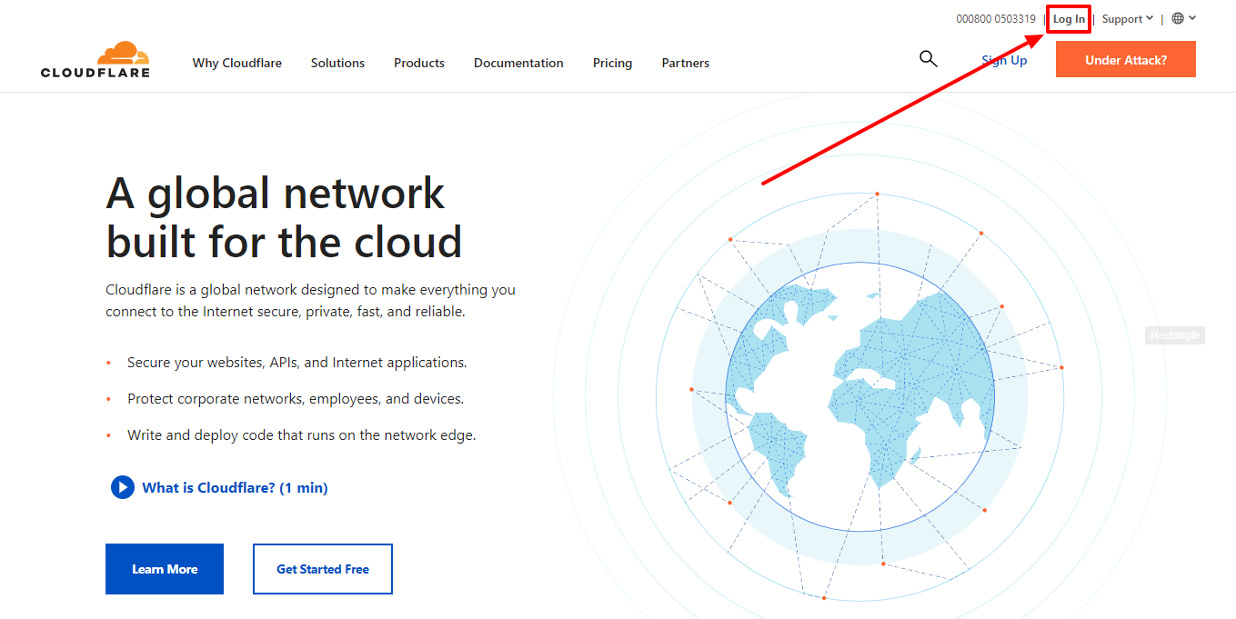 Login To Cloudflare