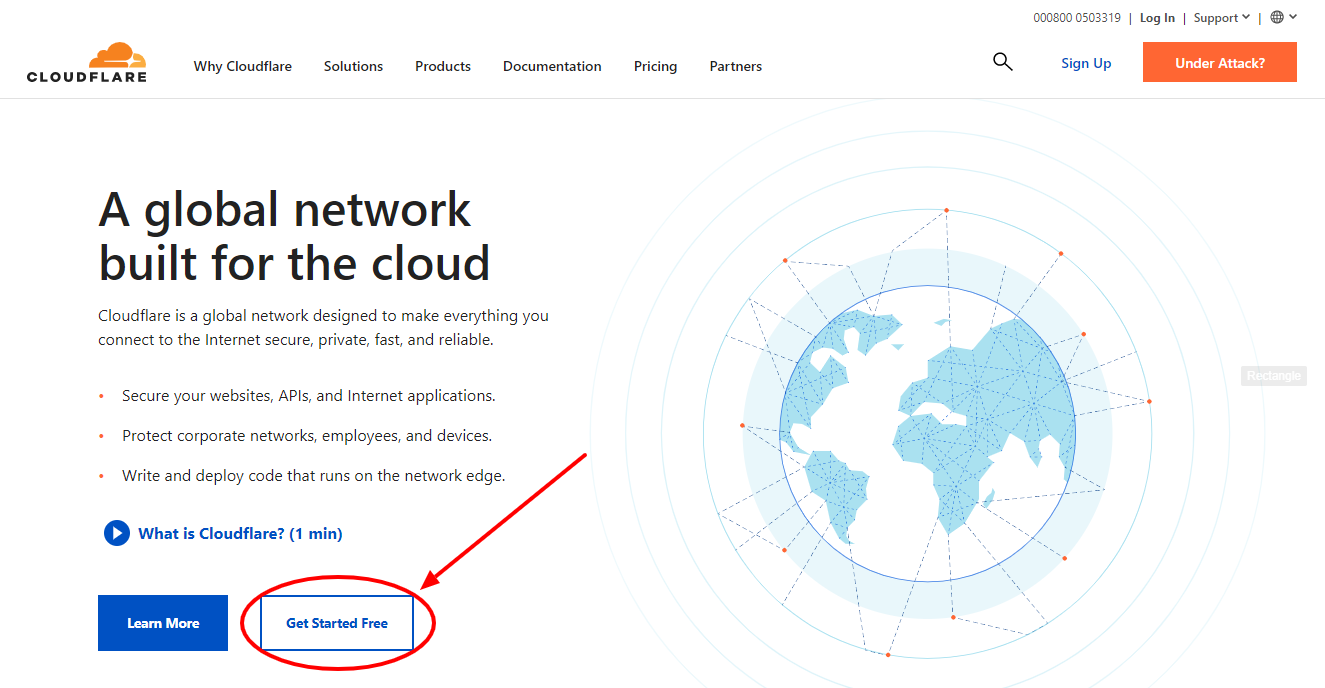 Get Started Free with Cloudflare